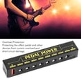 thumbnail image 4 of FUENTE DE ALIMENTACIÓN DEL PEDAL DE GUITARRA, FUENTE DE ALIMENTACIÓN DE PEDAL DE CORTOCIRTO DE BAJA INTERFENENCIA 8 CAMINO CON LUZ INDICADORA LED PARA INSTRUMENTO DE MÚSICA, 4 of 7