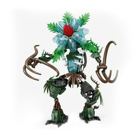 HI-REEKE Plant Flower Monster Building Block Set Building Kit Plastic Toy for Kid Adult Multicolor