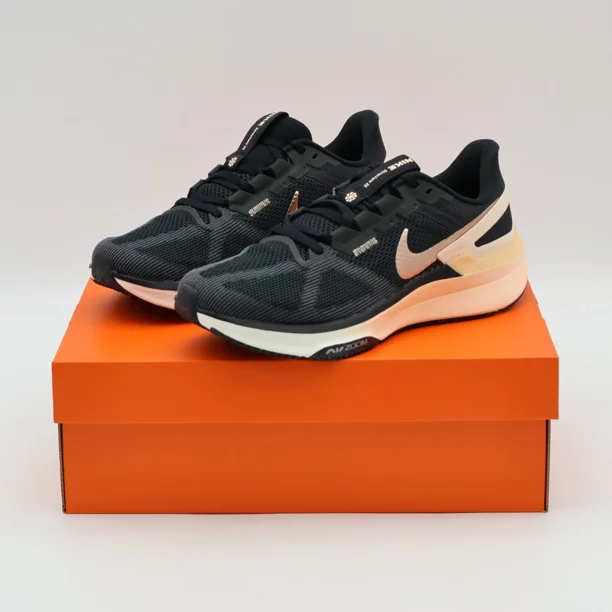 DJ7884-008 Nike Structure 25 Black Crimson Tint Anthracite Metallic Red (Women's