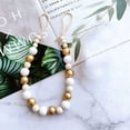 thumbnail image 6 of Curtain Tiebacks Set Natural-Wood Bead Ties Brass Hooks Included Bedroom Decor with 2 Holdbacks, 6 of 7