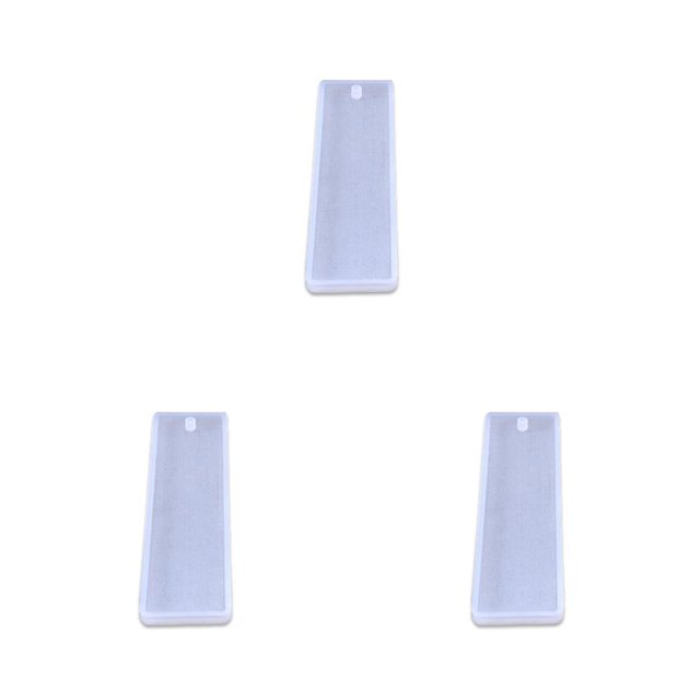 yingyy Bookmarker Mold Convenient Household Professional Craft Making Mould Handicraft Accessory Silicone Epoxy Molds for DIY Use Small Rectangle 3Set
