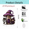 thumbnail image 3 of Gothic Witch House Acrylic Halloween Decorations Tabletop Stand, 6 Inch 2D HD Printed Spooky Mansion Ornament for Desk Tiered Tray Gothic Displays, 3 of 5