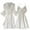 White, variant on GDREDA Wedding Night Lingerie for Bride New Satin Silk Pajamas Nightdress Women Robes Underwear Sleepwear Lingerie Pink,XXL