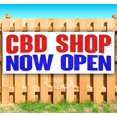 thumbnail image 1 of Cbd Shop Now Open 13 oz Vinyl Banner With Metal Grommets, 1 of 4