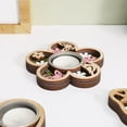 thumbnail image 5 of Butterfly-Shaped Wooden Candle Holder, 3D Carvings Wood Tea Light Holder Home Table Decor Wood Candlesticks Holders Valentine's Day Wedding Birthday Gift(Butterfly), 5 of 7