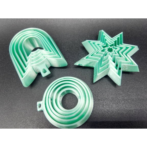 Clever Contraption Fidget Keychain Set – 3 Shapes (Star, Gyro, Cat) – Small Size Stress Relief s