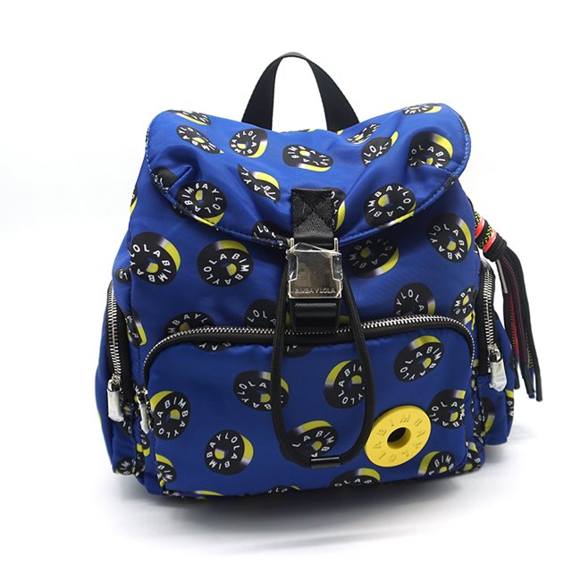 Mochila De Moda De Marca De Lujo Para Mujer Casual Simple Para Estudiantes De La Escuela Bolsa De Hombro Con Logotipo Único Impreso