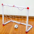 thumbnail image 1 of Portería de Fútbol Portátil Yotijar Juguete Libre para Jardín 126 cm Kit de portería de fútbol para niños, 1 of 9
