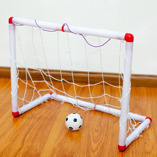 Portería de Fútbol Portátil Yotijar Juguete Libre para Jardín 126 cm Kit de portería de fútbol para niños