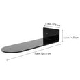 thumbnail image 4 of Shisuyan Shoe Holder Shoe Display Stand Acrylic Black 6 Pieces 7.9x3 In, 4 of 8