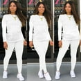 thumbnail image 2 of Ensemble de Yoga pour Femmes Mode Ensemble de Sport 2 Pcs Manches Longues, 2 of 9