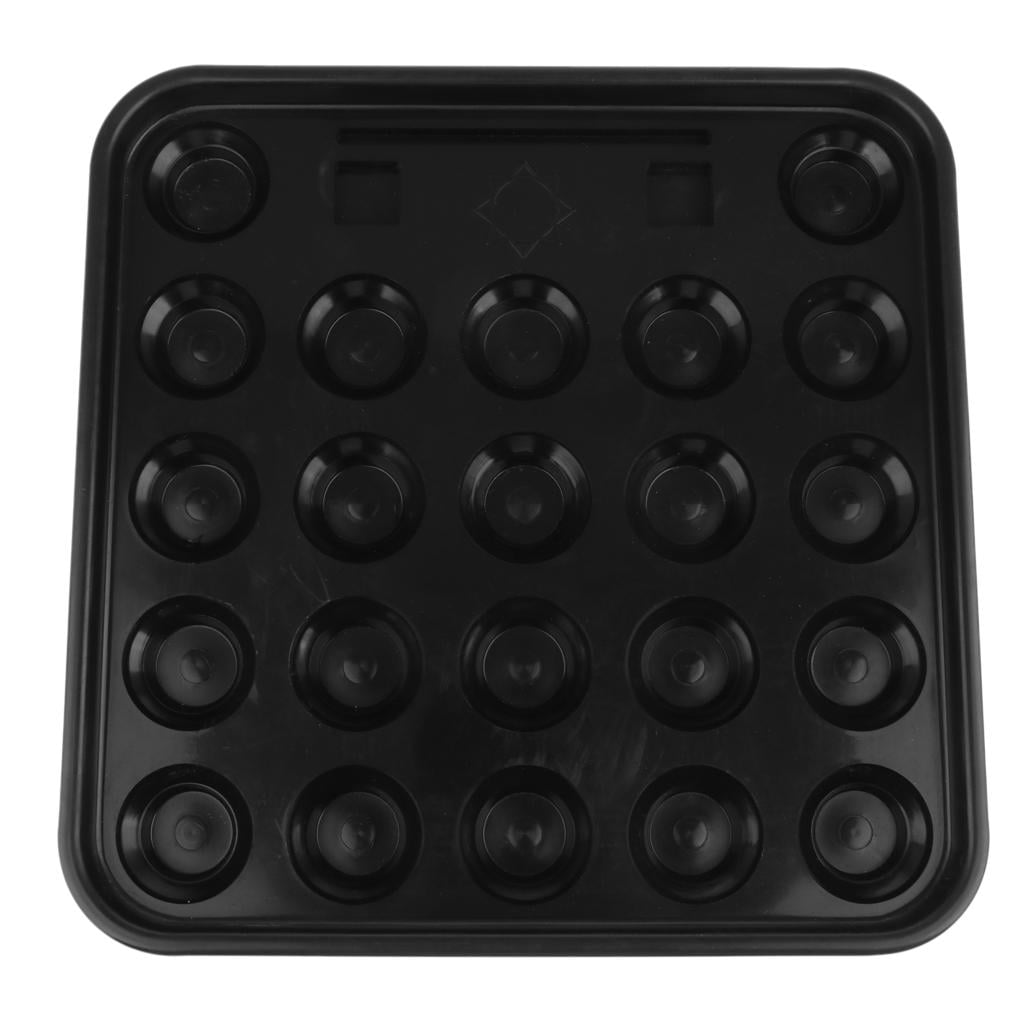 LOVIVER Plateau de Billes de Billard Standard Robuste pour 22 Balles de Snooker (2.05 Pouces)