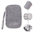 thumbnail image 2 of Bolsa organizadora de accesorios electrónicos, bolsa de almacenamiento de cables de datos multifunción para cargadores tipo batería externa, Cable USB y auriculares, 2 of 8