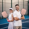 thumbnail image 6 of Pickleball Paddles Set,Pioneer Flower Floral Print Pattern Fiberglass Surface Pickleball Racket Set with 2 Indoor Outdoor Pickleball Balls and Pickleball Bag,Pickle-ball Equipment, 6 of 6