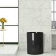 thumbnail image 3 of nu steel Loft Wastebasket Shiny Black Resin Finish, 3 of 4