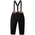 thumbnail image 5 of WESIDOM Boys Formal Outfits 0-24M Toddler Infant Gentleman Cotton Fabric Jumpsuit Pants Hat 4pcs, 5 of 5
