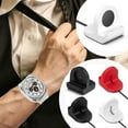 thumbnail image 3 of Watch Charging Base for Galaxy Watch 7 Ultra, Silicone Design in Black/Red/White, Convenient & Stylish, 3 of 10