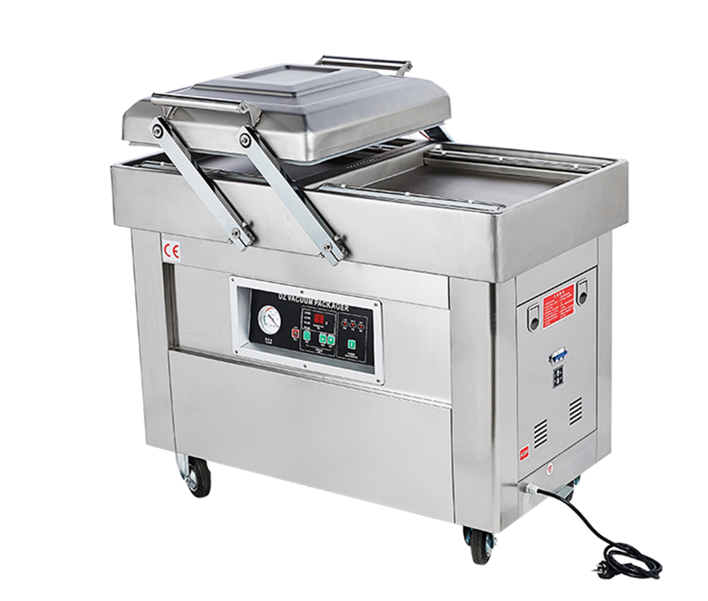 Vacuum Sealing Packaging Machine Food Sealer Two Chambers 220V