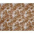 thumbnail image 4 of oneOone Polyester Lycra Brown Fabric Florals Craft Projects Decor Fabric Printed By The Yard 56 Inch Wide, 4 of 4