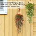 thumbnail image 5 of Gustave Fake Hanging Plants 2Pcs Artificial Lavender Flowers UV Resistant Faux Greenery Hanging Vines for Outdoor Indoor Home Wall Garden Wedding Decor "Yellow", 5 of 10