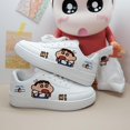 thumbnail image 1 of Zapatos blancos informales de suela gruesa para mujer, zapatillas deportivas con diseño de Pato Mandarín a la moda, estilo universitario, tendencia nacional, para parejas, 1 of 5