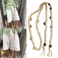 thumbnail image 2 of Jesscasday Soft Handwoven Waist Rope For Daily Wear Beaded Decoration Cream Color, 2 of 11