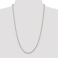 thumbnail image 2 of 14K White Gold 2mm White Gold Byzantine Chain 16 Inch, 2 of 5