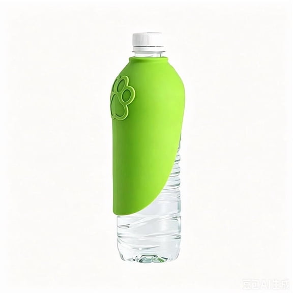 Water Bottle Adapter, Portable Silicone Dog Water Dispenser for Standard Water Bottles, Leak-Proof Outdoor Pet Water Feeder Bowl for Dog Walking Hiking Travel