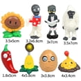 thumbnail image 2 of Juego de juguetes JHESAO Plants vs Zombies PVZ, 16 piezas, juguetes de peluche de PVC, 2 of 7