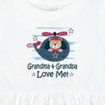 thumbnail image 4 of Inktastic Grandma and Grandpa Love Me Boys Girls Baby Dress, 4 of 5