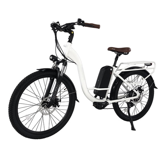JVV BS40 500W Electric Bike for Adults, 26" All-Terrain Ebike with Shimano 7-Speed