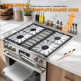 thumbnail image 2 of Stove Burner Covers 8-Pack(10.6"x10.6") Double Thickness Non-Stick Gas Range Protectors Bonus 3- Cleaning Brush Set| Gas Stove Top Liners|Range &Accessories,Kitchen Accessories, 2 of 6