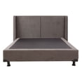 thumbnail image 2 of Box Base Cama Matrimonial DICASA Cabecera Milan Gris Oscuro, 2 of 7
