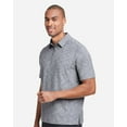 thumbnail image 2 of North End NE115 Men's Eclipse Jacquard Polo-Classic Navy Heather-L, 2 of 6