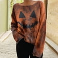 thumbnail image 5 of Women's Fashion Long Sleeve Christmas Snowman Snowflake Print Jacket Cardigan for Fall and Winter, Cozy and Festive, Ideal as Christmas Sweaters for Women and Christmas Gifts,Orange,Size S, 5 of 6