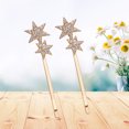 thumbnail image 2 of Miangastore 2PCS Geometry Metal Rhinestone Star Bobby Simple Hair New Style Hair Accessories (Golden), 2 of 9