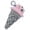 Strawberry, variant on Silver-tone 3-D Resin Strawberry Ice Cream Cone with Crystals - Silvertone Class of 2026 Delicate Bar Bracelet, 8.5"