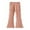 Pink, variant on REDARER Girls' Flare Pants Elastic Waist Solid Casual Bell Bottom Trousers,18-24 Months