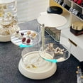 thumbnail image 6 of Clearance Czzoypi Jewelry Box for Girls (A) Jewelry Box Transparent Rotating Multi-layer Jewelry Storage Box Ring Earring Jewelry Box Hair Clip Hair Ring Jewelry Box, 6 of 7