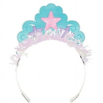 48 Count Bulk Pack Iridescent Mermaid Party Tiaras