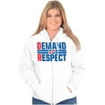 thumbnail image 4 of DR Dominican Republic Demand Respect Zip Up Hoodie Men's Women's Brisco Brands S, 4 of 5