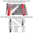 thumbnail image 3 of Ernst Manufacturing Wrench Pro - Modular Wrench Organizer for 40 Tools with Magnetic Base (Red) - Made in The USA, 3 of 9