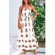 thumbnail image 4 of Vestido PRETTYGARDEN Maxi Floral Bohemio de Un Hombro Blanco Talla L, 4 of 8