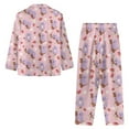 thumbnail image 7 of FOR U DESIGNS Strawberry Koala Pajamas Set Long Sleeve Sleepwear 2 Pack Size 4XL Button Down Nightwear Soft Pj Lounge Sets for Women Jogger Loungewear Pjs Fall, 7 of 7