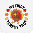 thumbnail image 3 of Inktastic My First Turkey Trot Newborn Bib, 3 of 3