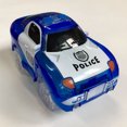 thumbnail image 3 of Light Up Car Track Toy Racing Track Accessories Compatible with Most Tracks (Blue Police Car), 3 of 6