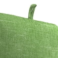 thumbnail image 5 of Jordan Manufacturing 45" x 22" Tory Palm Green Solid Rectangular Outdoor Chair Cushion with Ties and Hanger Loop, 5 of 11