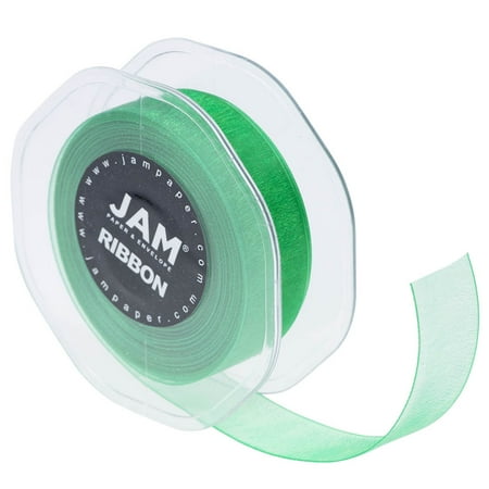 UPC: 0609613734441 | Jam Sheer Ribbon  7/8 In X 25 Yards  1/Pack  Emerald Green
