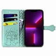 thumbnail image 3 of Funda Cartera FOXDOCK para iPhone 13 ProMax , Flip PU con Relieve de Gatos y Perros, Tarjetero y Soporte, 3 of 6