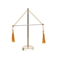 thumbnail image 1 of Office Desk Flag Rack Metal Table Flag Rack Telescopic Flagpole Flag Rack (Metal + Glass Base), 1 of 7